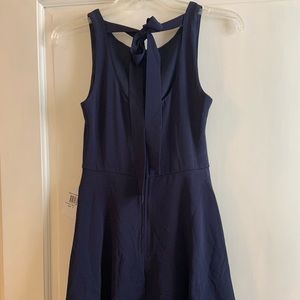 B. Darlin sleeveless fit & flare double hem dress